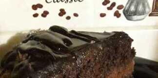 Παντεσπάνι σοκολάτας με κρέμα πορτοκάλι