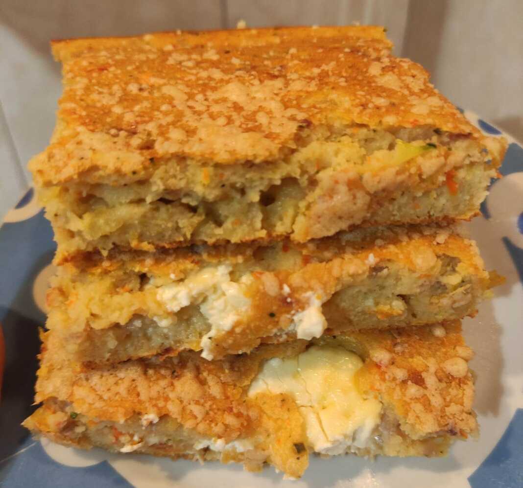 almiriPitaTiriLaxanika1 Αλμυρή πίτα με τυρί και λαχανικά