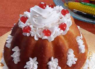 Baba cake με ρούμι