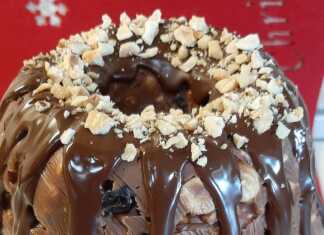 Κορμός σοκολάτας με ξηρούς καρπούς