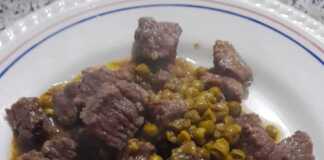 Μοσχαράκι με αρακά