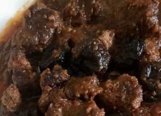 Μοσχαράκι με δαμάσκηνα στην χύτρα