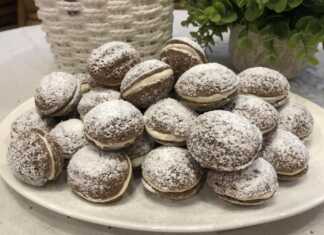 Μπισκότα με κρέμα.