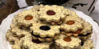 Μπισκότα με παπαρουνόσπορο…Δεν είναι μόνο νόστιμα, αλλά και όμορφα στην εμφάνιση Μπισκότα με παπαρουνόσπορο.