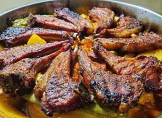 χοιρινά παϊδάκια στο φούρνο