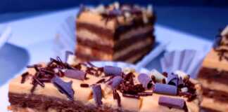 Απλή τούρτα με κρέμα καραμέλας ❤️ Τούρτα με κρέμα καραμέλας