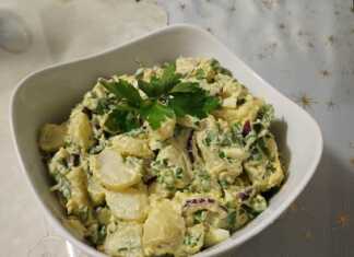 Πατατοσαλάτα με dressing γιαουρτιού μαγιονέζας
