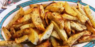 Τηγανητές πατάτες φούρνου