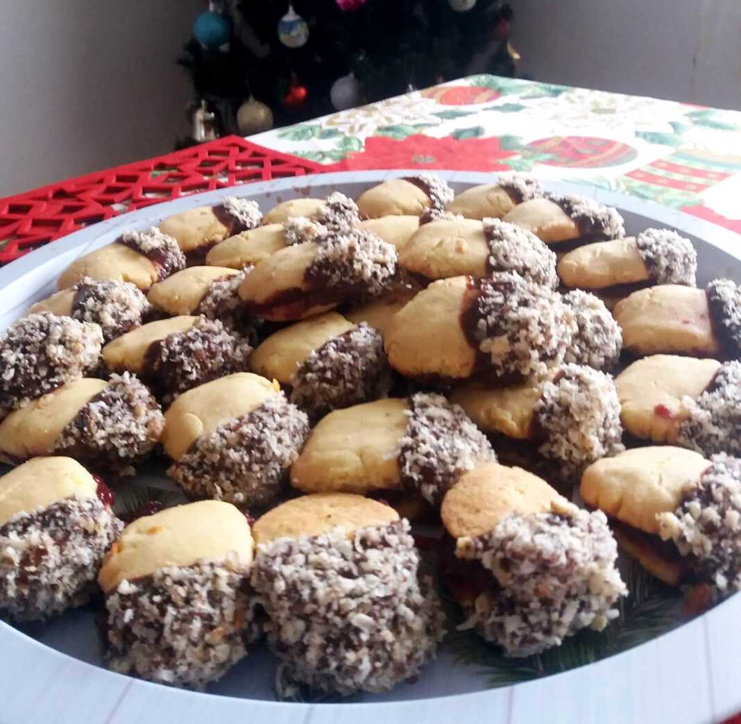 velanidia Κουλουράκια με μαρμελάδα και σοκολάτα