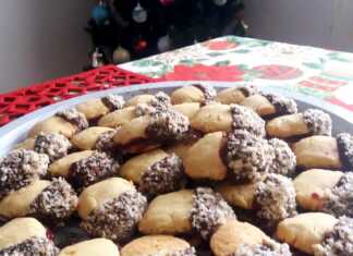 Κουλουράκια με μαρμελάδα και σοκολάτα