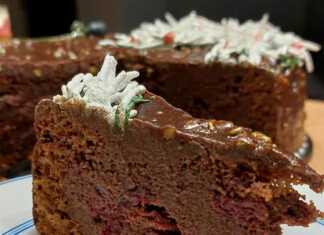 Τούρτα με βύσσινα