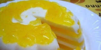 Ζελέ πορτοκαλιού γάλακτος