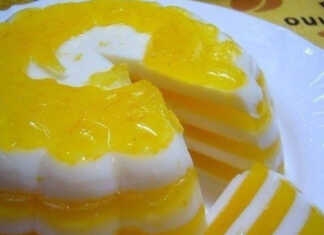 Ζελέ πορτοκαλιού γάλακτος