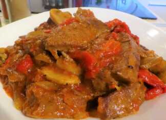 Χοιρινό συκώτι εξοχικού τύπου