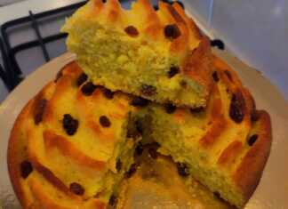 Κέικ πορτοκαλιού και σουλτανίνα σταφίδα