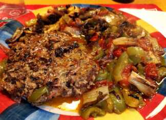 Burger με σάλτσα λαχανικών