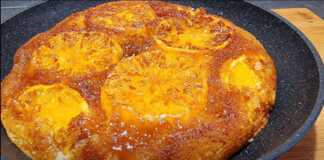 Καραμελωμένο κέικ πορτοκαλιού