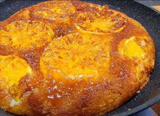 Καραμελωμένο κέικ πορτοκαλιού