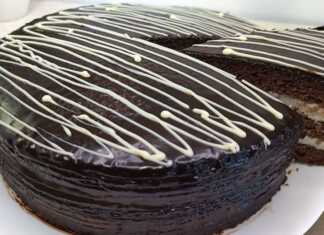 Kέικ σοκολάτας με κρέμα 