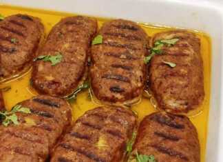 Κεμπαπ Κοτόπουλο με σάλτσα λεμονιού