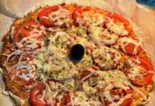 Κέτο πίτσα μαργαρίτα