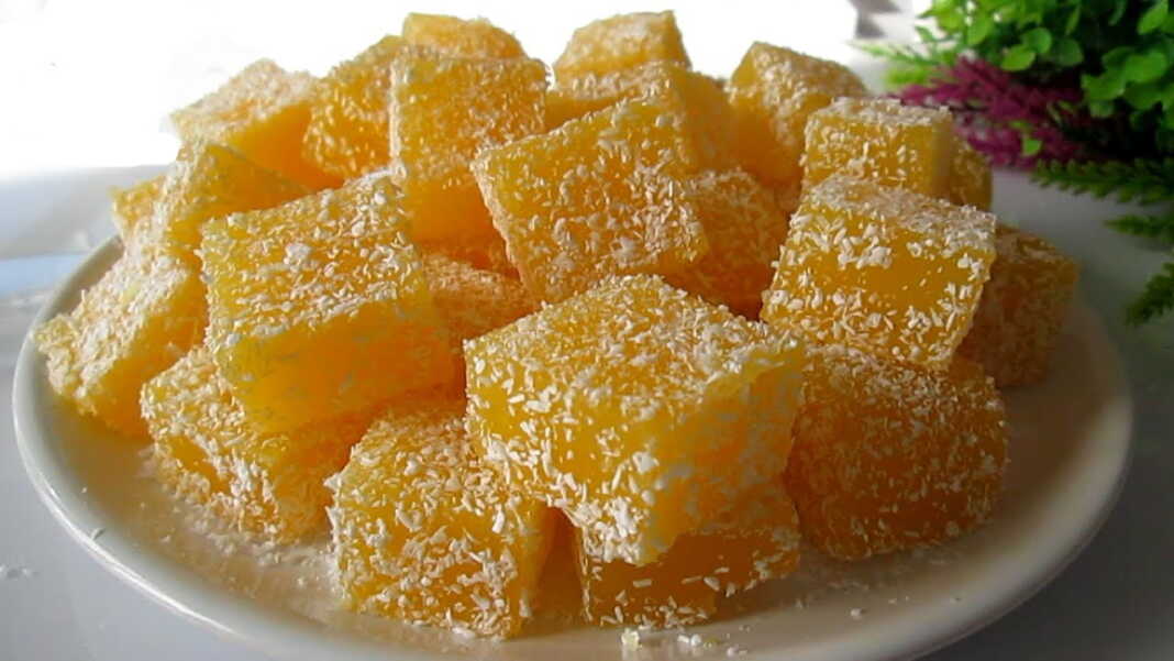 Φυσικό λουκούμι πορτοκάλι 