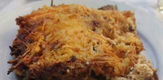 Μελιτζάνα στο φούρνο με 4 τυριά