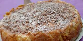 Μηλόπιτα με κάλυψη γιαουρτιού