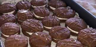 Μπισκότο σοκολάτας με κρέμα