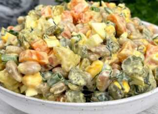 Σαλάτα με αυγά και λαχανικά