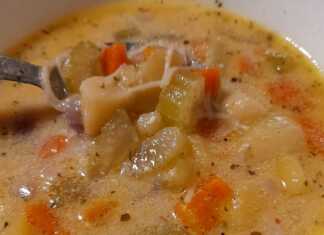 Σούπα Λαχανικών με αυγολέμονο με γιαούρτι