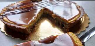 Τάρτα καραμέλας με ρικότα καραμέλας