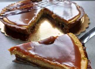 Τάρτα καραμέλας με ρικότα καραμέλας