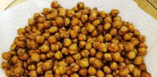 Ρεβύθια τραγανά στο φούρνο