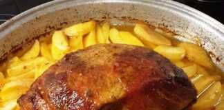 Χοιρινό στο φούρνο με πατατουλες