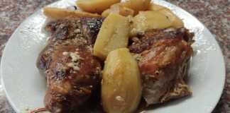 Χοιρινό μαριναρισμένο, με πατάτες στο φούρνο…είναι λουκούμι Χοιρινό με πατάτες στο φούρνο