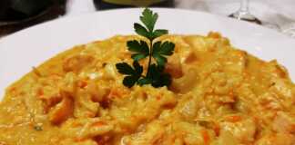 Κοτόπουλο αλα κρεμ με κουνουπίδι.