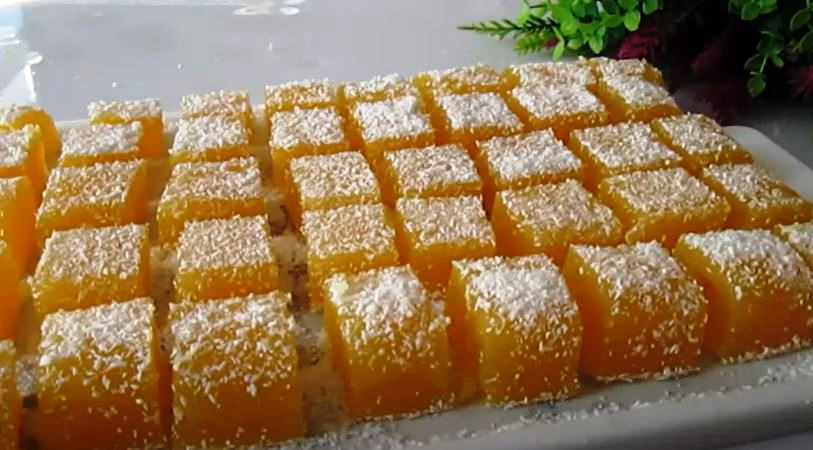 Φυσικό λουκούμι πορτοκάλι 