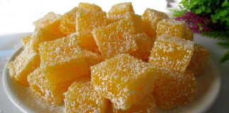 Φυσικό λουκούμι πορτοκάλι 