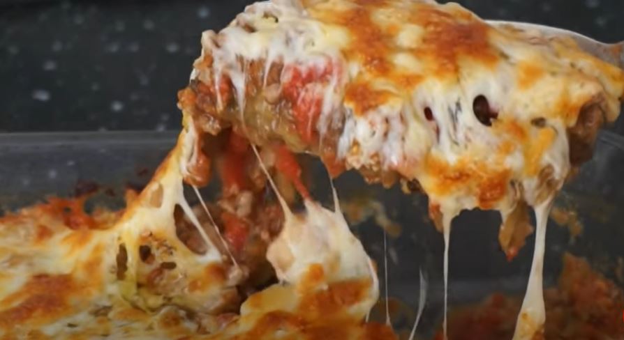augratin Au gratin μελιτζάνας με κιμά και ντομάτα