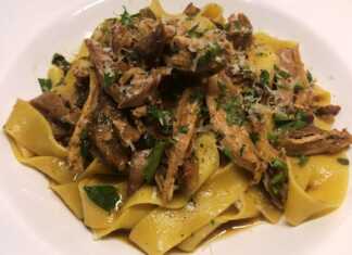 Ραγκού φασιανού με παπαρδέλες