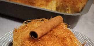 Γαλακτομπούρεκο με φύλλο κανταΐφι