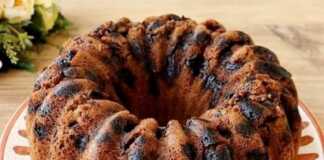 Υγρό κέικ με σοκολάτα και γεύση καφέ