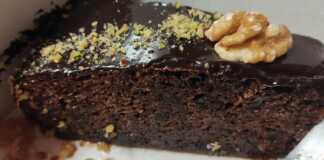 Καρυδόπιτα με σοκολάτα