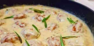 Κεφτεδάκια σε κρεμώδη σάλτσα