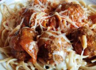 Λιγκουίνι ολικής με κεφτεδάκια πολίτικα & σάλτσα φρέσκιας ντομάτας