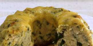 Κοτόπουλο σε φόρμα του Κεικ με τυρί