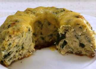 Κοτόπουλο σε φόρμα του Κεικ με τυρί