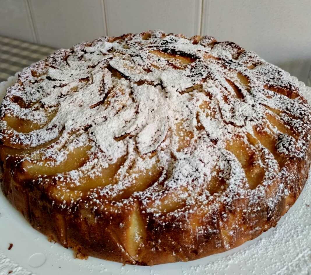 keikMilou Το τελικό αποτέλεσμα της Μηλόπιτας με Γιαούρτι πασπαλισμένο με ζάχαρη άχνη