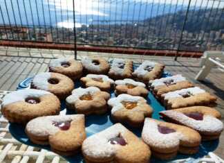 Μπισκότα με μαρμελάδα και νουτέλα